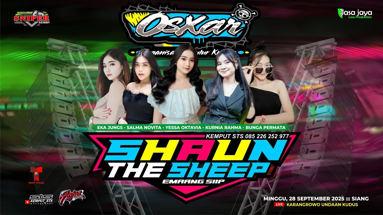 LIVE SHAUN THE SHEEP - HAPPY PARTY OSXAR GENERATION - KARANGROWO UNDAAN KUDUS | SNIPER AUDIO