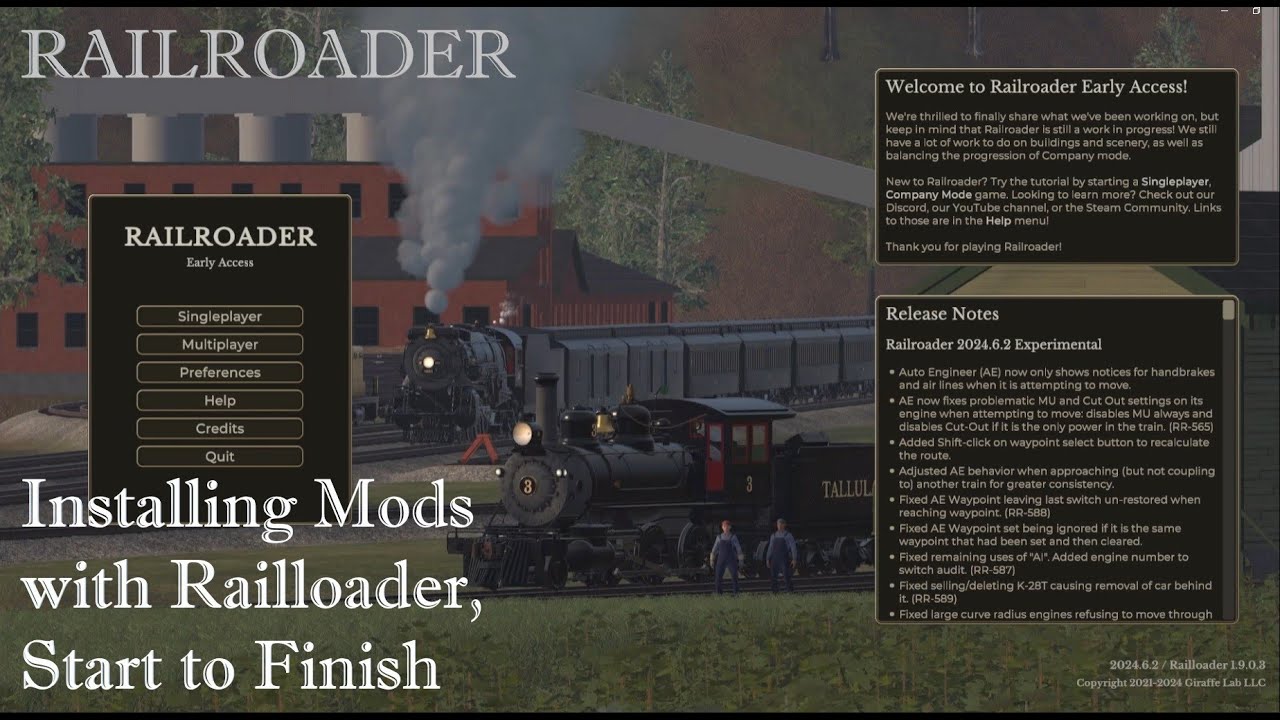 Importing Railroader Mods using Railloader