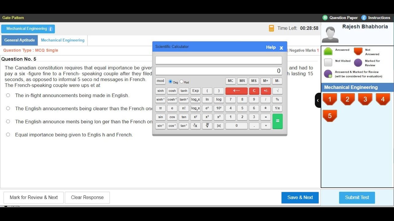 Online exam software for Gate, IIT JAM, BARC| ScoreExam| Gate free exam| Gate exam sample| SoftFixer
