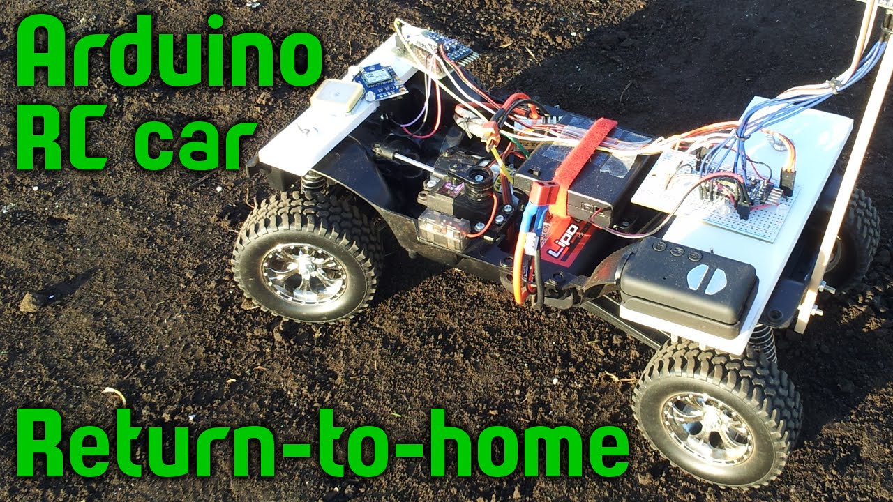 RC car GPS return-to-home (arduino)