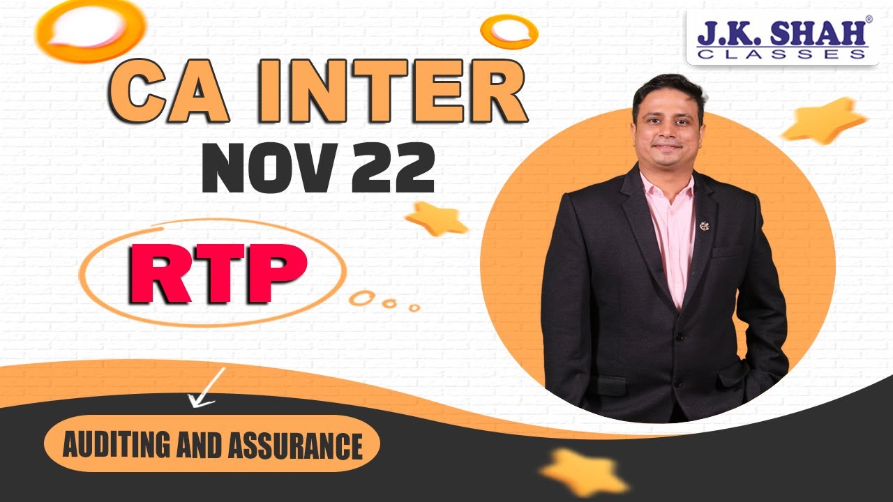 CA Inter | RTP Nov 22 | Auditing and Assurance
