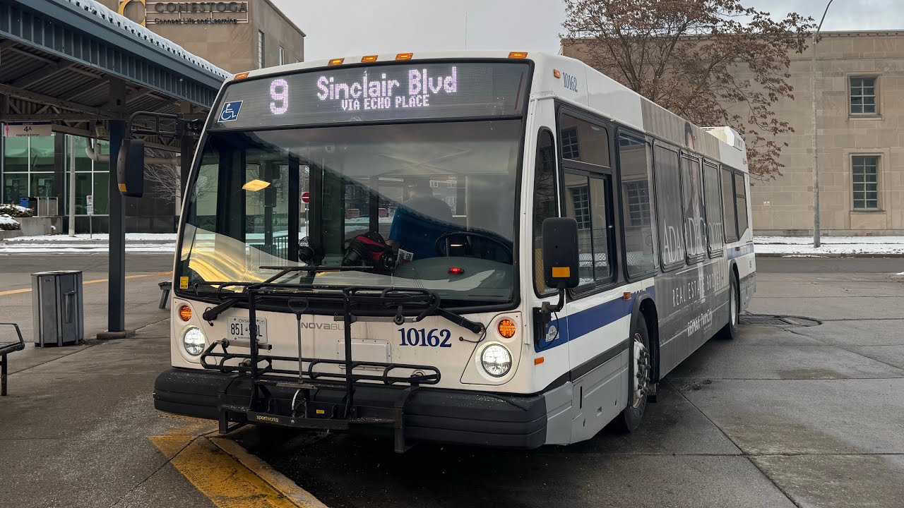Brantford Transit 2016 NovaBus LFS #10162 Action Film, With ZF Galore!