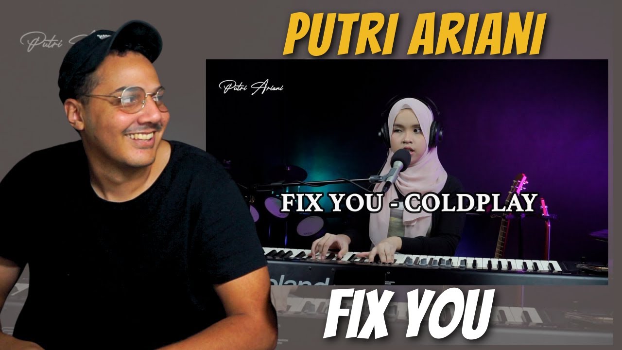 Putri Ariani - Fix You | COLDPLAY COVER | REACTION
