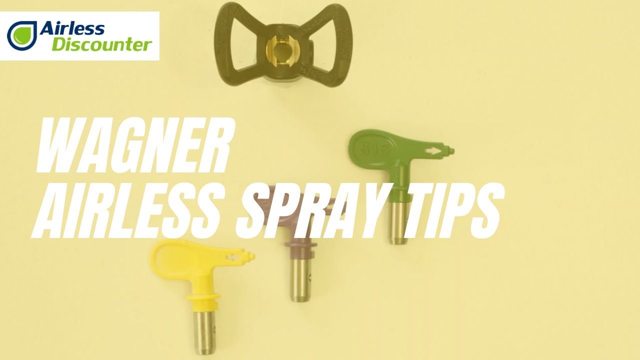 Wagner Airless Spray Tip Range 2019