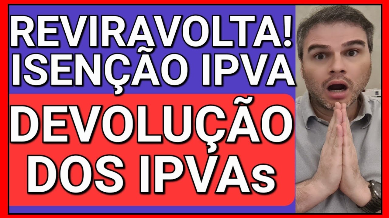 EU AVISEI: DEVOLU&Ccedil;&Atilde;O DOS IPVAs NA ISEN&Ccedil;&Atilde;O DE IPVA &Eacute; DIREITO!