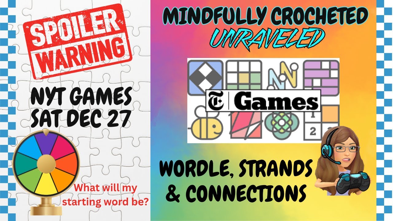 Unraveling #nytgames Dec 27, 2025 #wordle #strands #connections #spoilers #wordgames #games