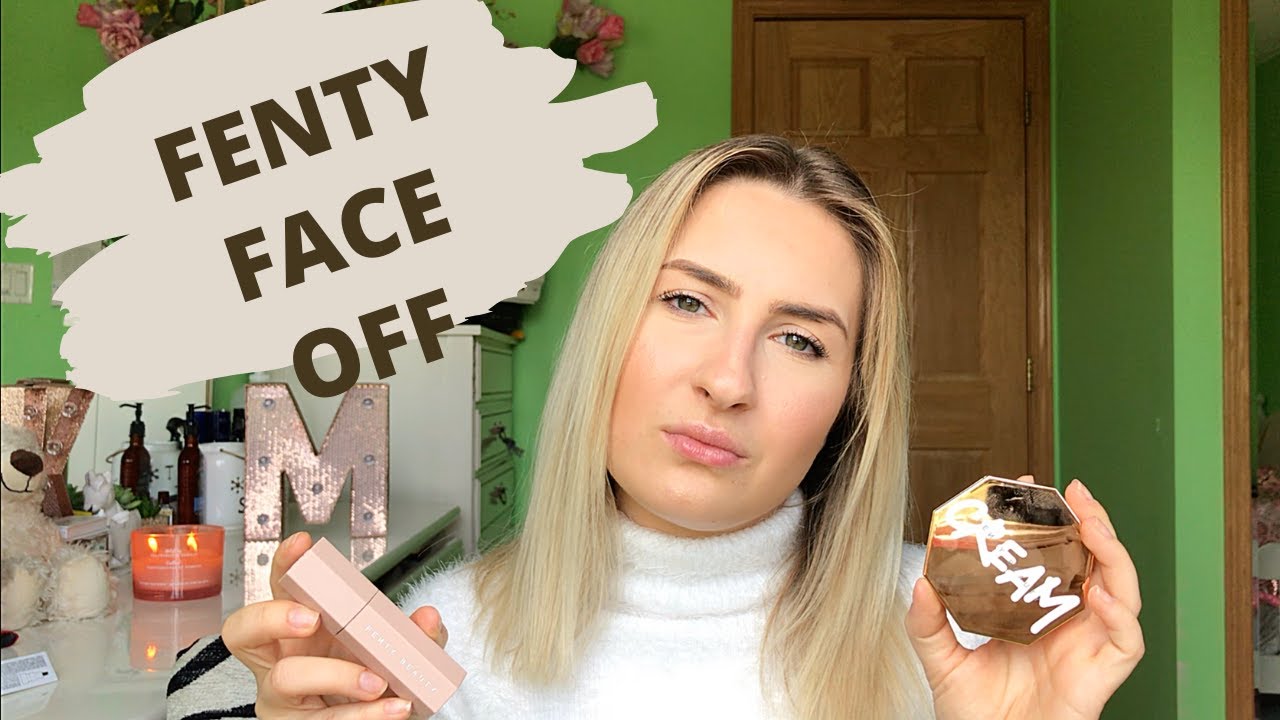FENTY CHEEKS OUT FREESTYLE CREAM BRONZER AND MATCH STIX MATTE SKINSTICK FACE OFF!!!