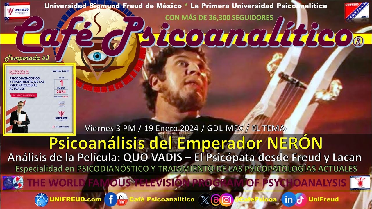 Psicoan&aacute;lisis del Emperador NER&Oacute;N - An&aacute;lisis de la Pel&iacute;cula QUO VADIS | El psic&oacute;pata en Freud-Lacan