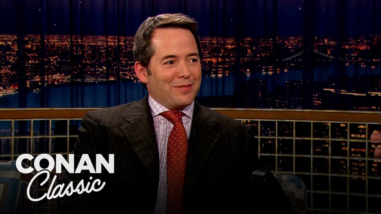 Matthew Broderick Talks About Christmas In New York | Late Night with Conan O’Brien