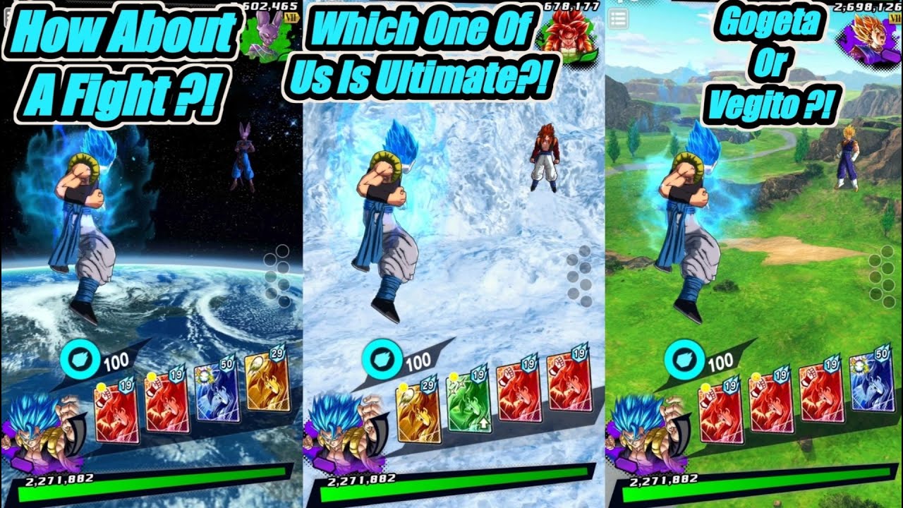Ultra Gogeta Blue Special Quotes & Interactions! Dragon Ball Legends Quotes & Interactions