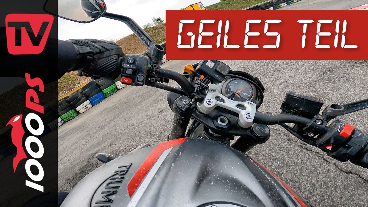 Rotzfrech - Triumph Street Triple R - Bestzeit auf der 1000PS Teststrecke