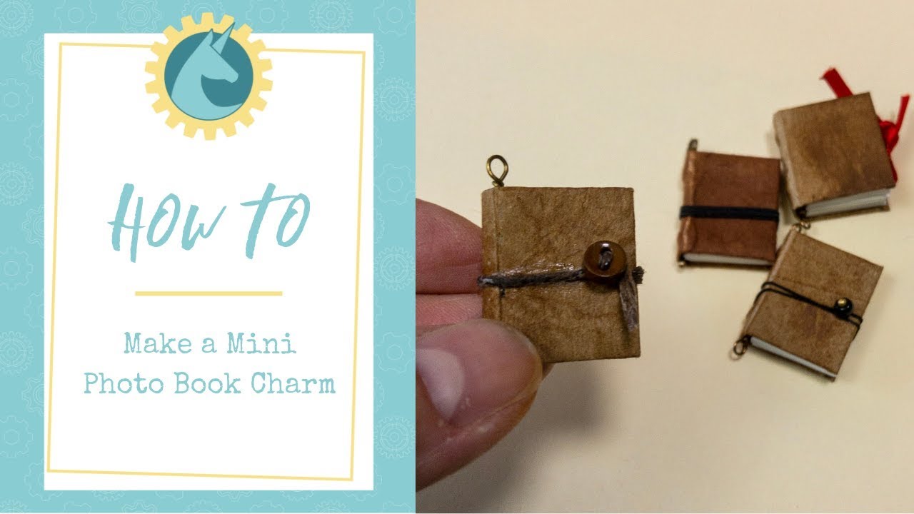 DIY Mini Book Necklace