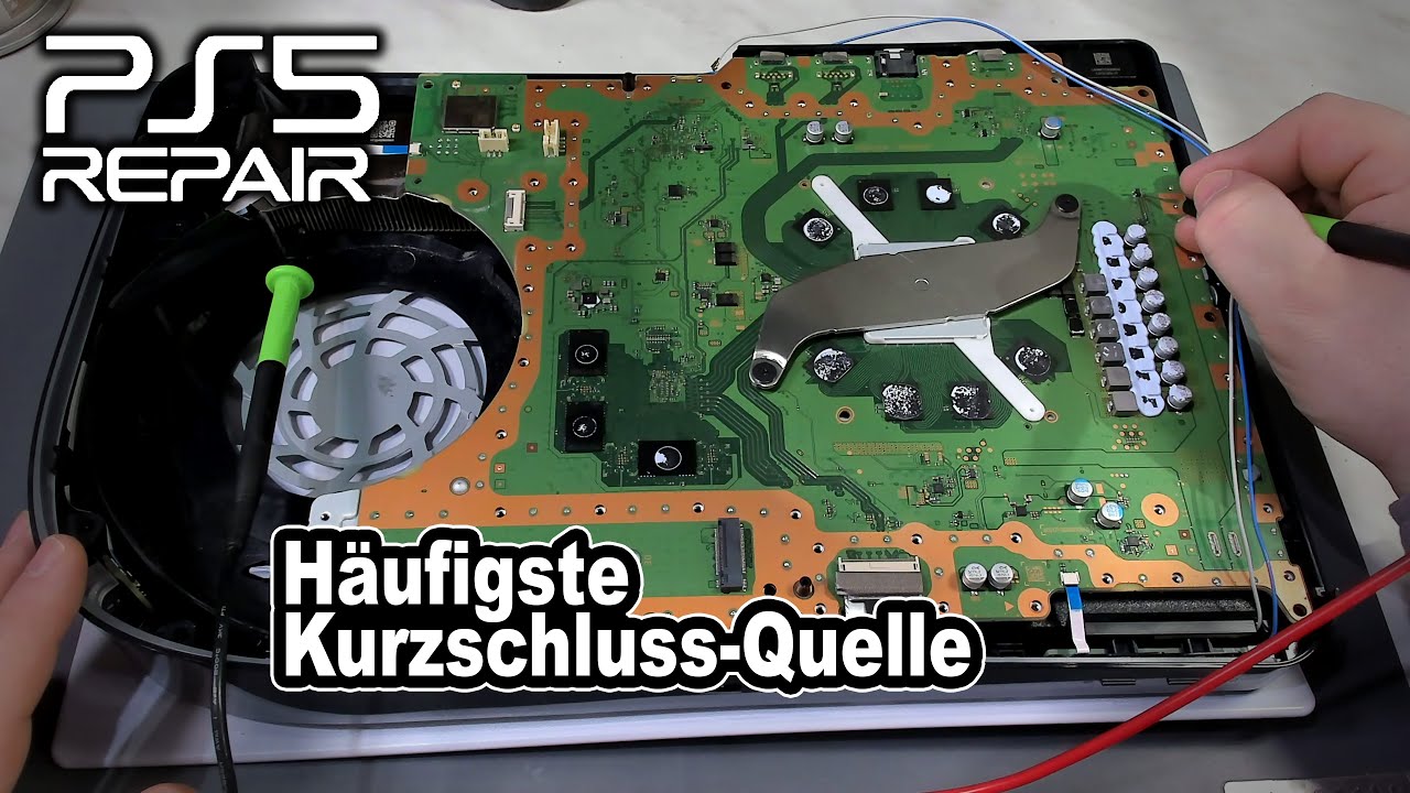 PS5 Repair | Die häufigste Kurzschluss-Quelle bei der PS5 | PCB Solder Berlin