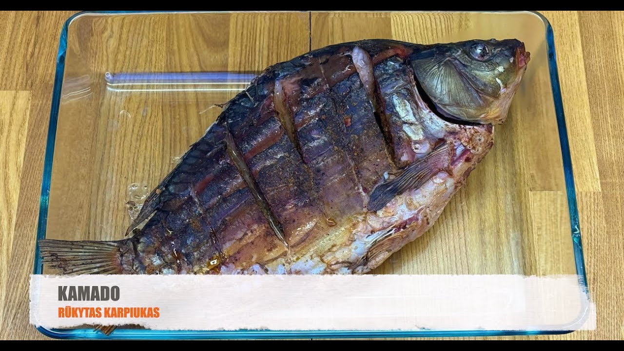 Kamado receptas: rūkytas karpis