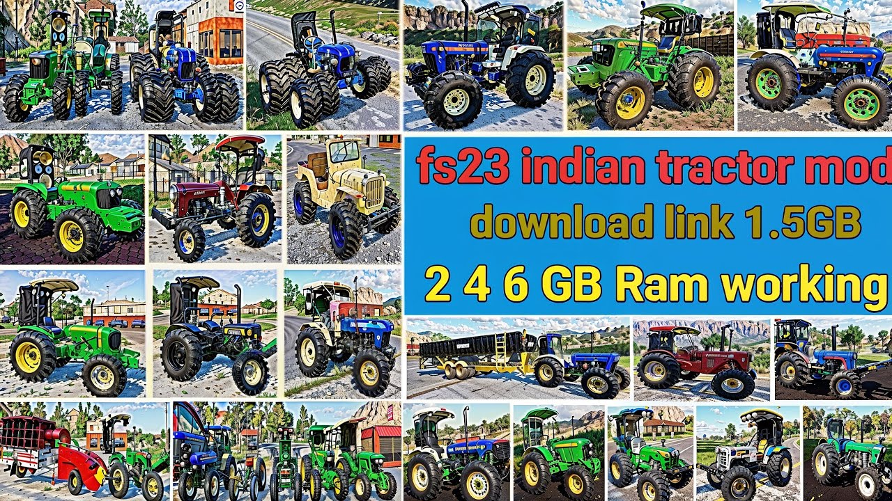 fs23 all indian tractor mod || all indian tractor 🚜 || download link #fs23