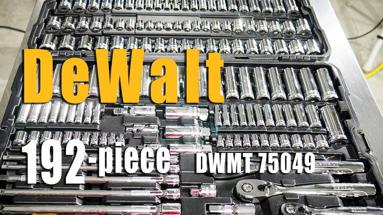 DeWalt Mechanics Tool Set DWMT75049 192pc Review