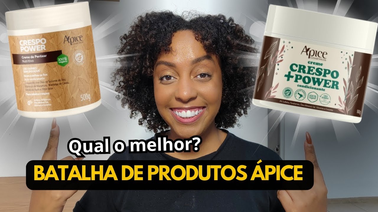 Creme de pentear Crespo Power X Crespo + Power, qual o melhor? #cachosdasamy