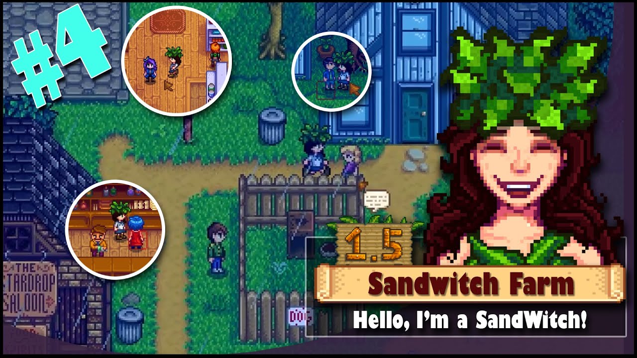 🥪Stardew Valley 1.5 Beach Farm | SandWitch Farm | Hello, I'm a SandWitch | #4