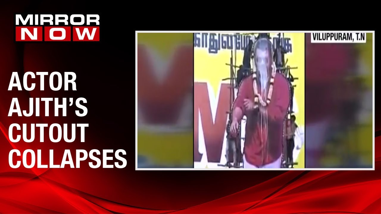 Tamil Nadu: Cutout of Actor Ajith collapses, Leaves five fans injured