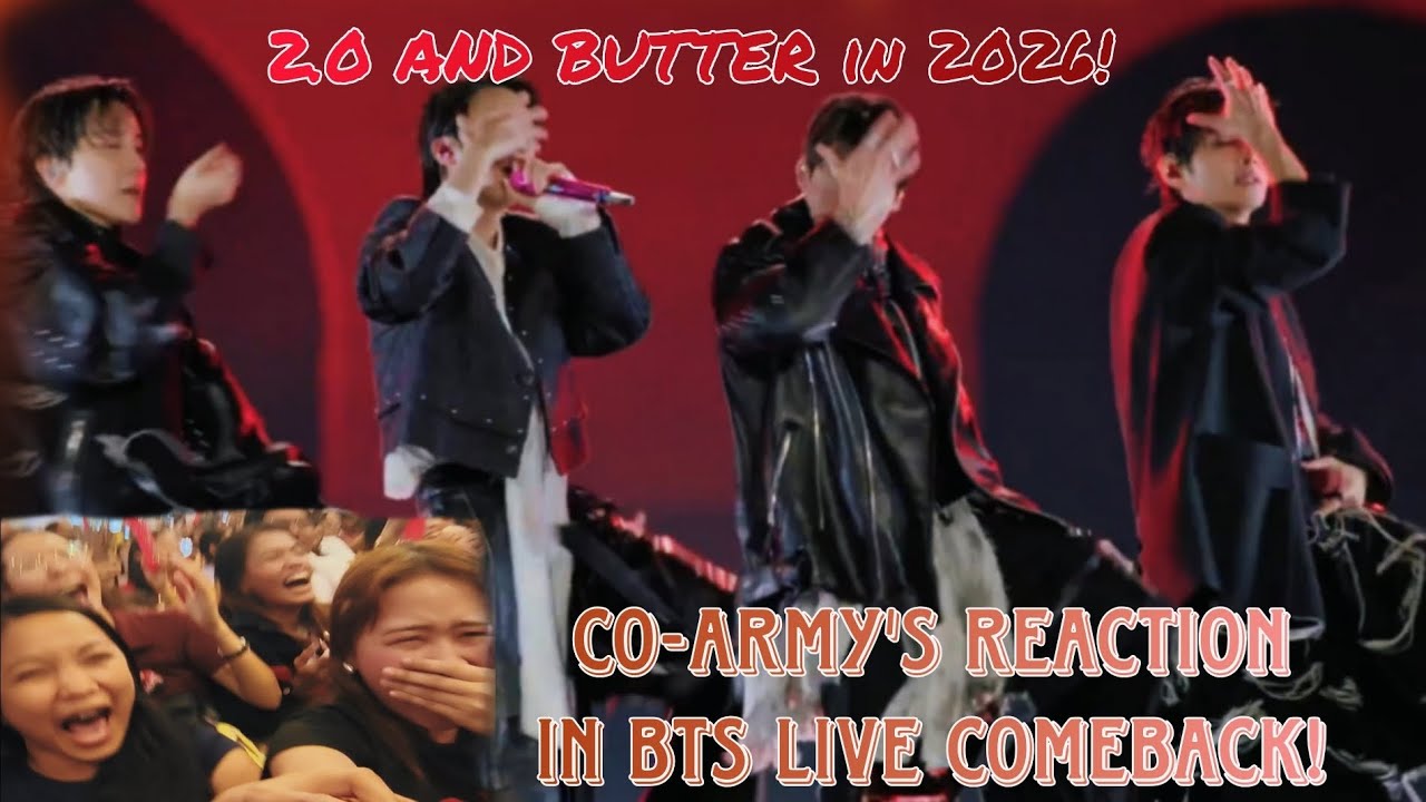2.0 and Butter | Watch Party Reaction with Co-army's| Live Concert BTS in Gwanghwamun 2026