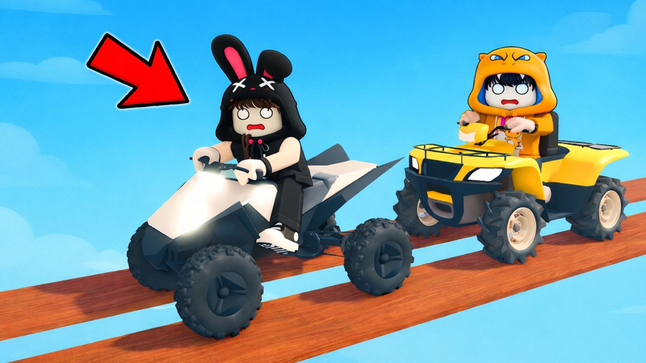 Ferix, Kezri Dan Ciko Mengendarai ATV Dan Melewati Jalur Mematikan! ROBLOX