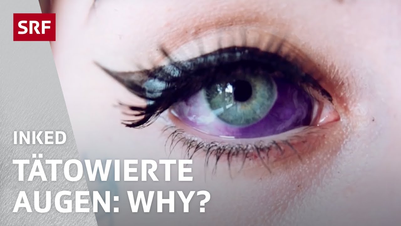 Eyeball Tattoo Girl: Why do people tattoo their eyes? | Inked | SRF