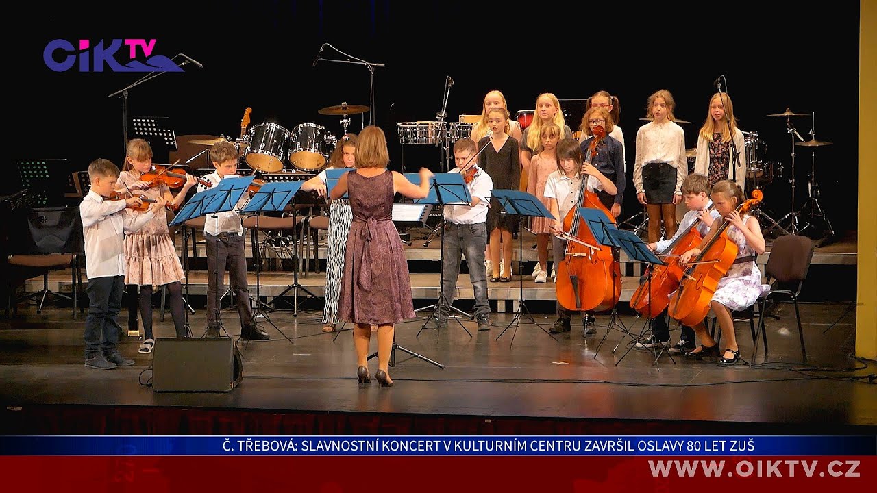 Česká Třebová: Slavnostní koncert v kulturním centru završil oslavy 80 let ZUŠ