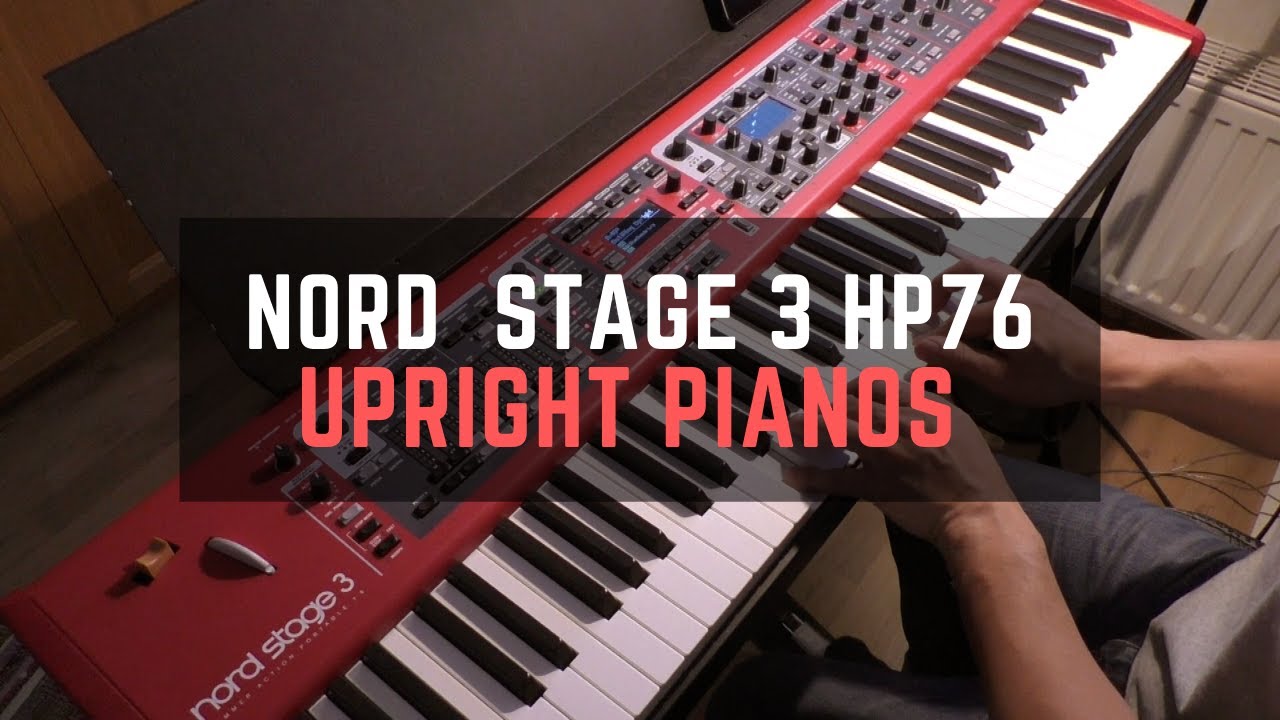 Nord Stage 3 HP76 - Upright pianos