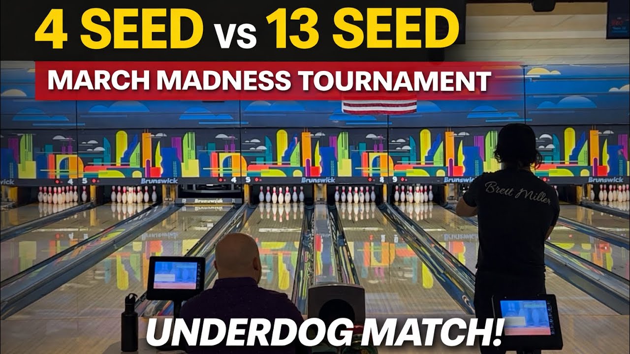 Brett Miller 4 Seed vs 13 Seed – Match Play Begins | March Madness Bowling Tournament