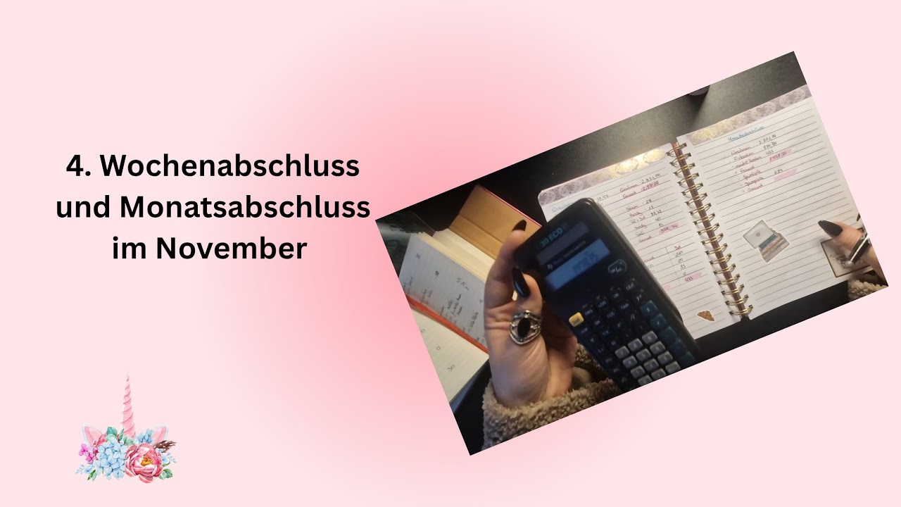 Wochenabschluss und Monatsabschluss im November kleine Booster Runde🍁🍂