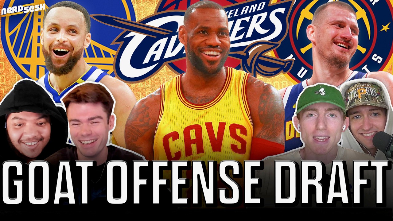 Драфт лучших атакующих игроков в истории NBA: Кто соберет величайшее нападение? | Nerd Sesh x Hoo...
