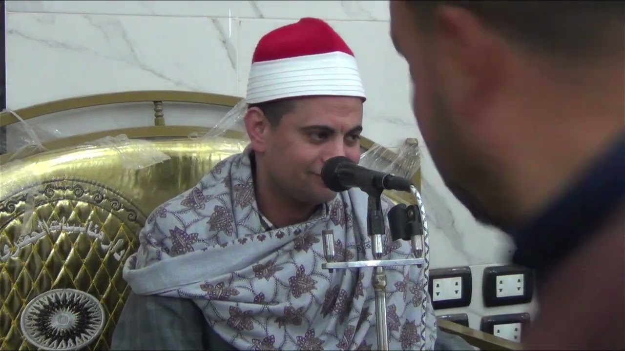 الشيخ محمد الحسيني الشربيني ختام  عزاء الحاج علي محمد الهواري قريه الزريقي مركز السنبلاوين