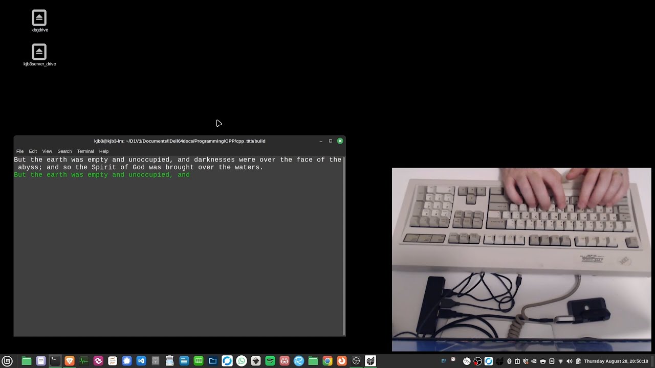 Gameplay Demo of Type Through the Bible (C++ Edition)