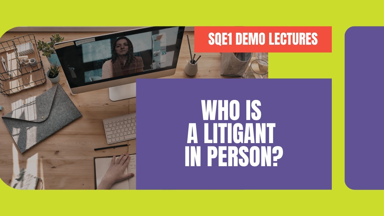 Who is a Litigant in Person? [DEMO] | Academy of Smart Lawyers