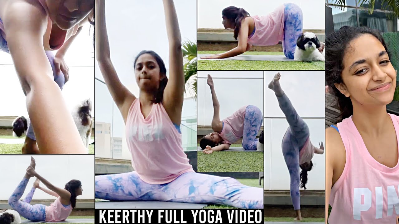 Keerthy Suresh Latest FULL Yoga Video | Keerthy Suresh Latest Video | Daily Culture