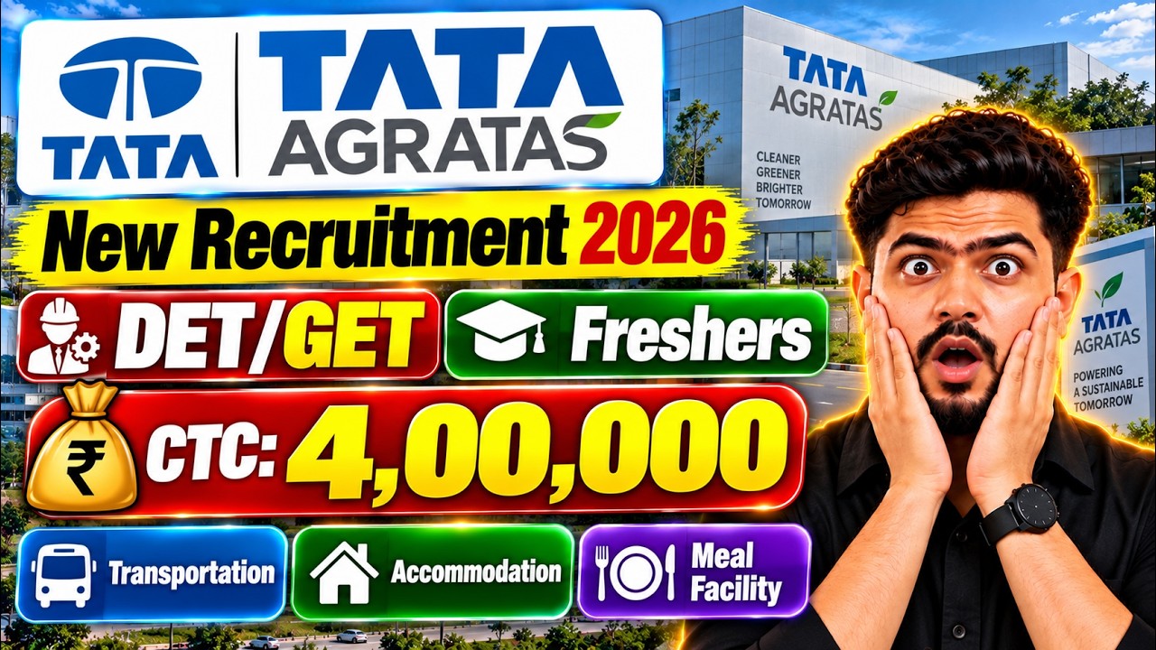 🚨TATA GROUP SHOCKING HIRING 2026 | DIRECT OPPORTUNITY 😱