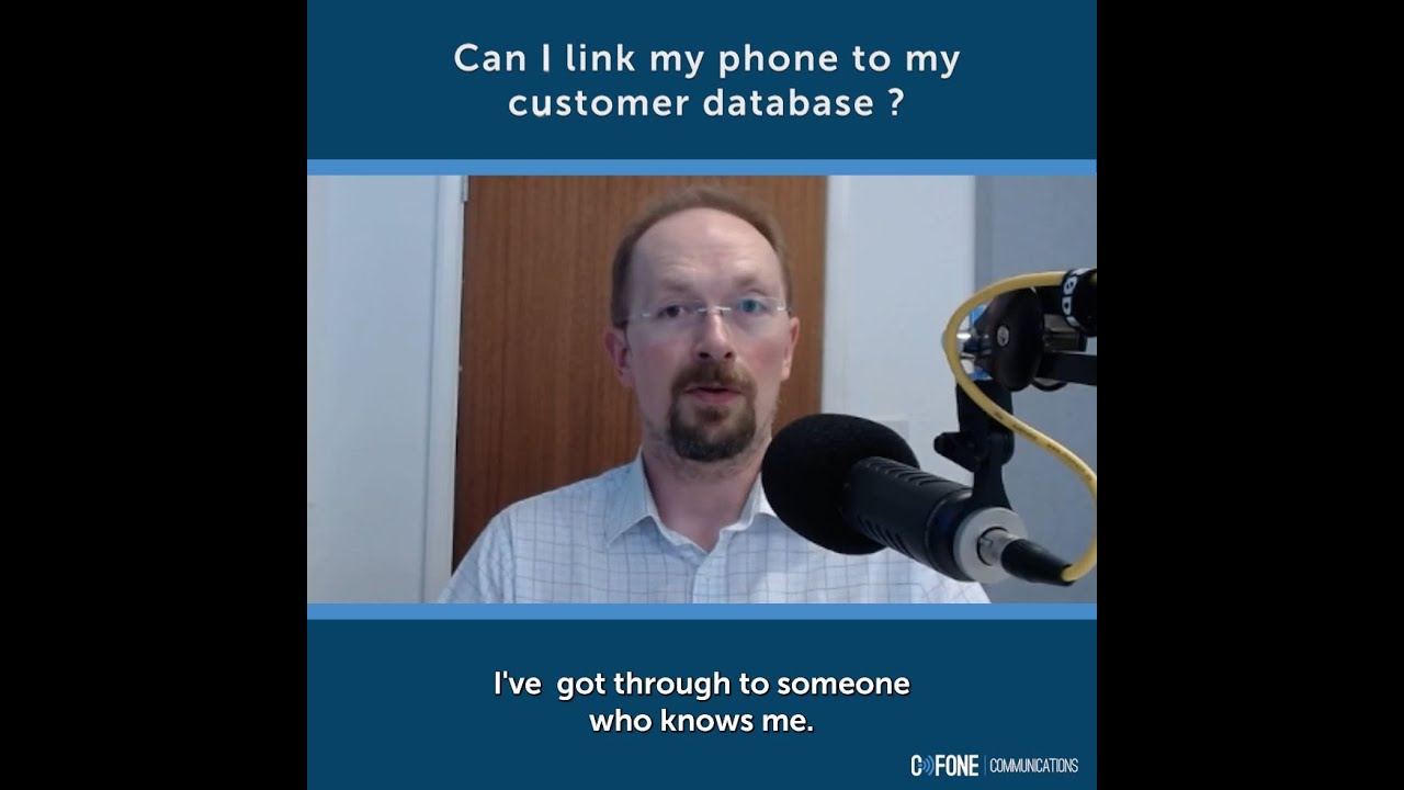 Can I link to my customer database