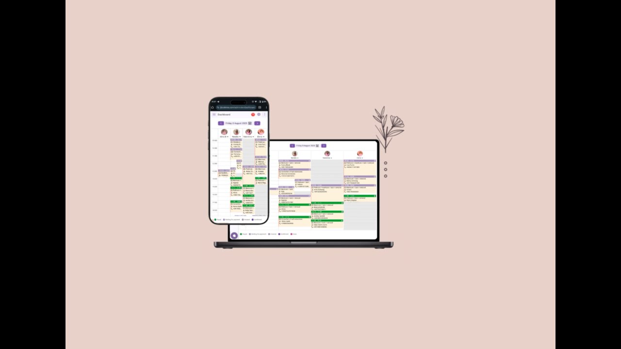 Додавання послуг у додатку для салону краси Jbookme