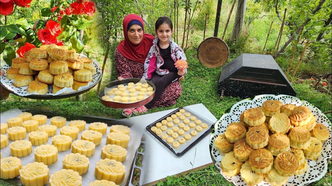 أمي وطفلتي لأول مرة😂😂معمول العيد الخرافي!! أروع وصفة معمول رح تجربوها😍