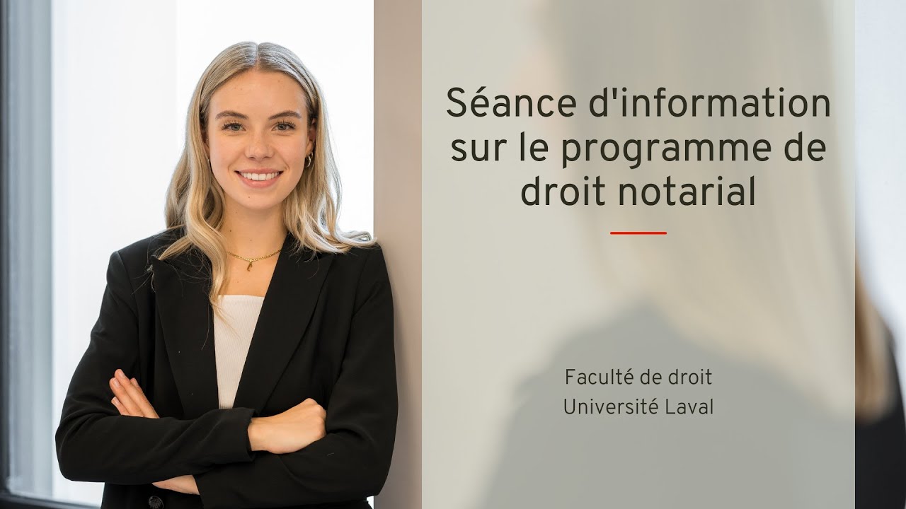 Séance d’information sur le programme de droit notarial