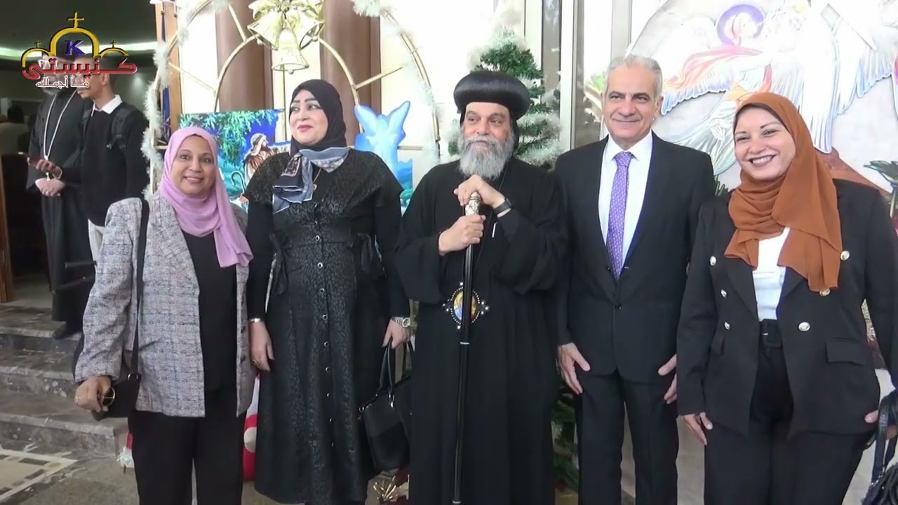 الجزء الاول من استقبال المهنئين بعيد الميلاد المجيد  2026
