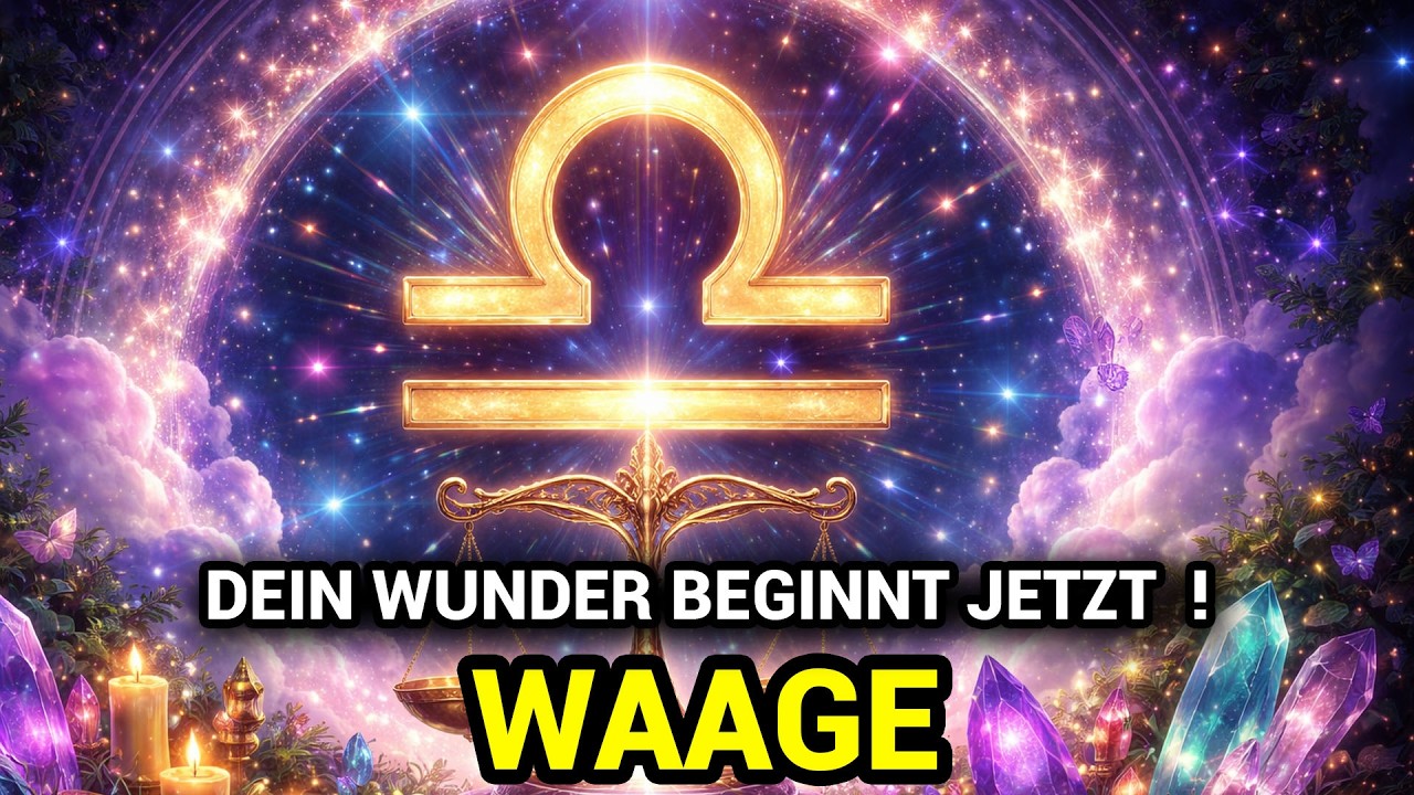 WAAGE♎EIN WUNDER KOMMT, LIEBE ERWACHT NEU UND T&Uuml;REN ZUM ERFOLG &Ouml;FFNEN SICH ! #waage