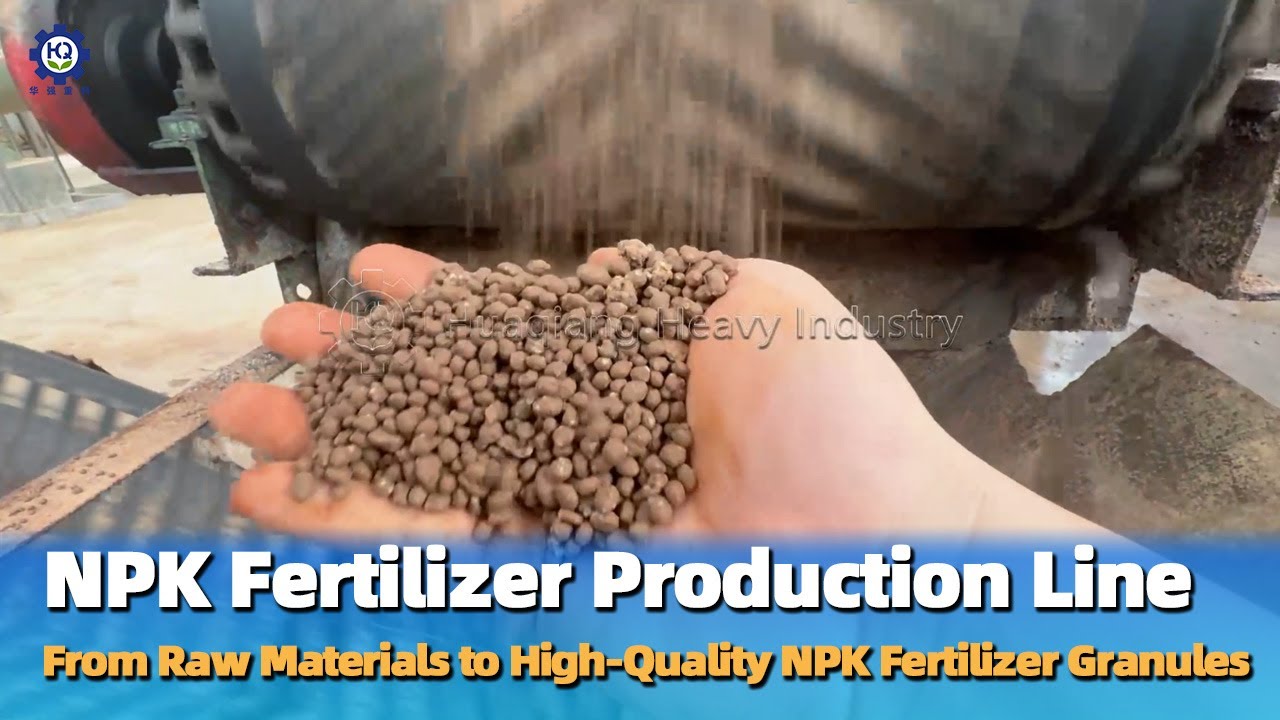 From Raw Materials to High-Quality NPK Fertilizer Granules | Complete Production Process