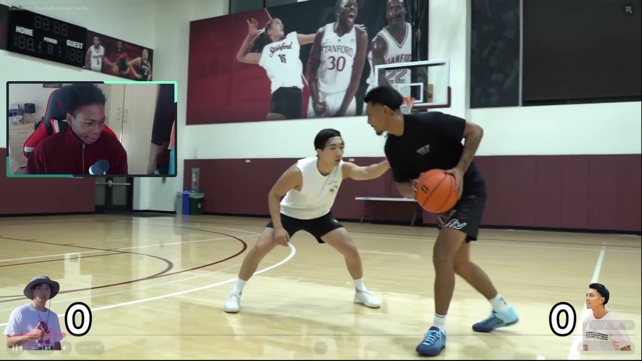 THIS HOOPER IS FLAT OUT UNGUARDABLE!!! Gameboylouis Reacts to Roy VS Ryan 1v1 Basketball game