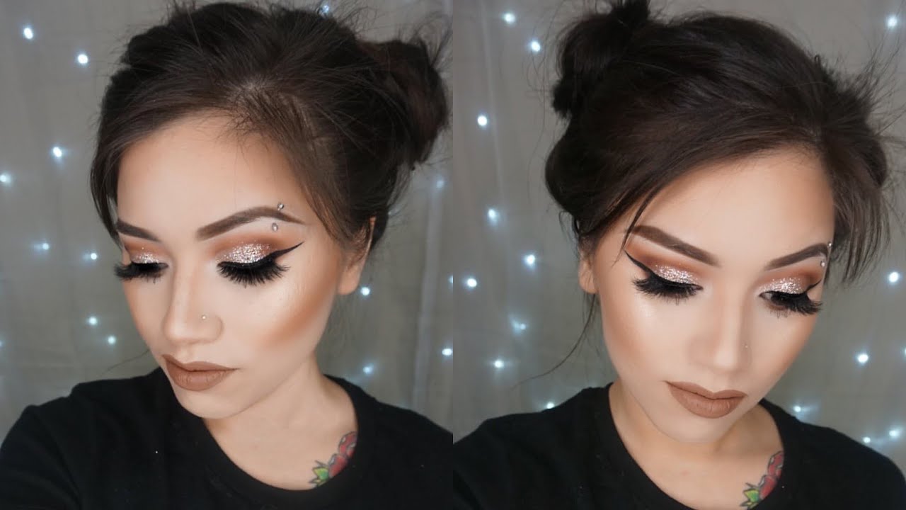 Glittery Prom Makeup Tutorial | makeupbyngoc