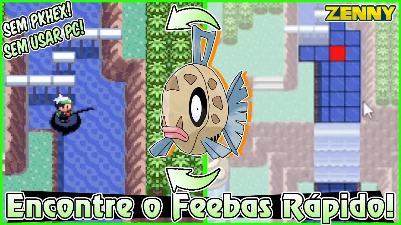 Como Achar o Feebas Rápido (Sem usar o PkHex, funciona direto no celular!) | Feebas Tile Calculator