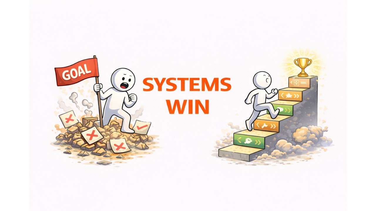 Why Goals Fail and Systems Change Your Life
