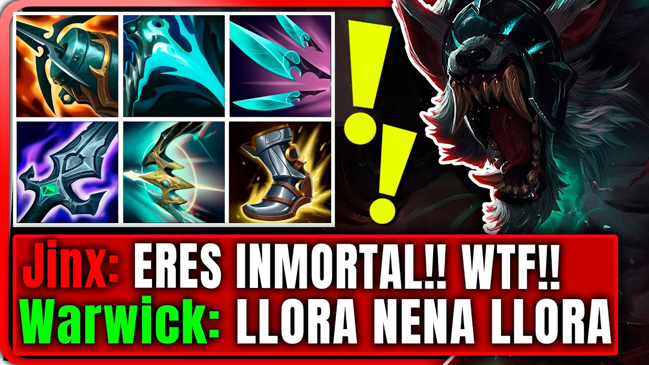😨¡TE RETO a ver SI ENTIENDES de DONDE sale ESTE BRUTAL DAÑO INFINITO! *La BUILD que ROMPE el LOL*