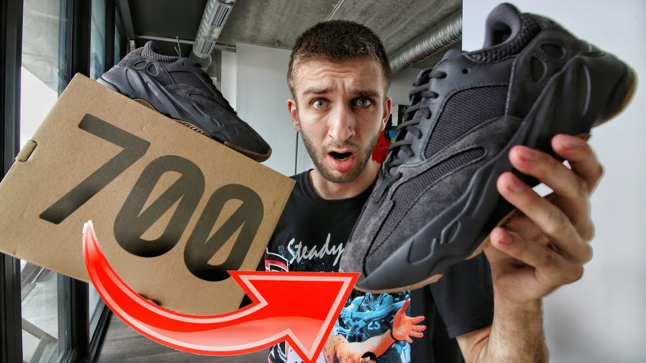 THE WORST YEEZY😭😤 ADIDAS YEEZY BOOST 700 UTILTIY BLACK PICKUP REVIEW!