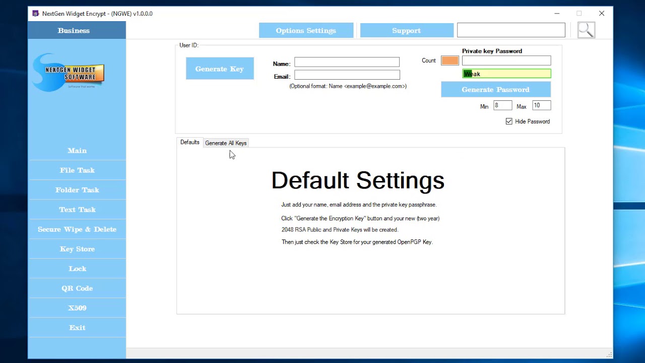 Generate OpenPGP Key